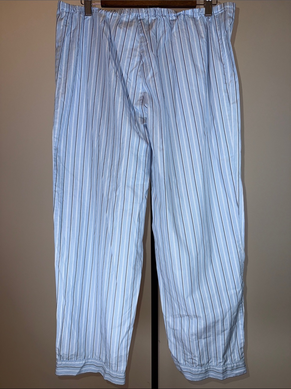 Lauren Ralph Lauren Blue Striped 100% Cotton Pajama Set | Size M - Picture 11 of 13